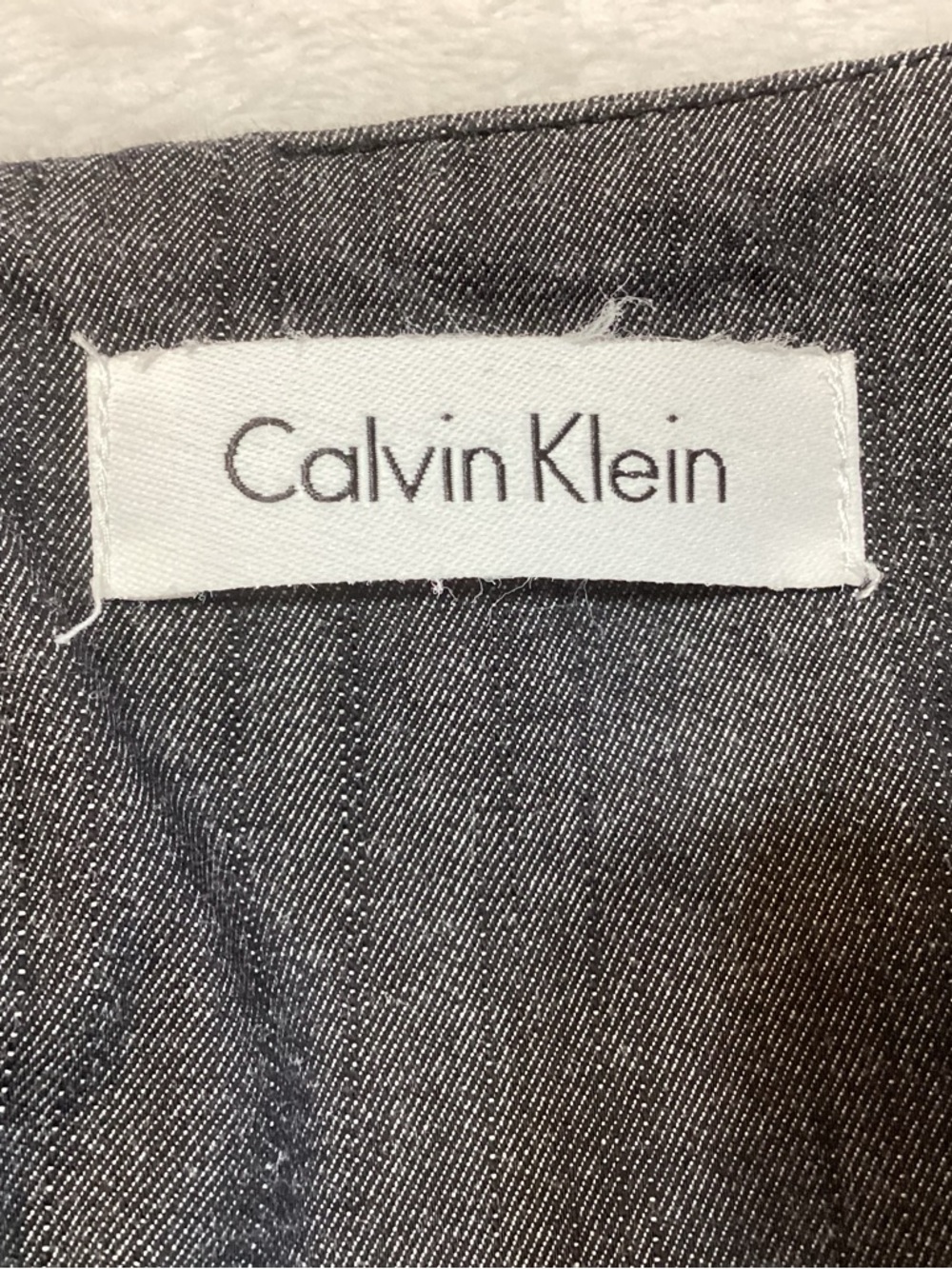 Calvin Klein Gray Sleeveless Sheath Dress XS/S Lightweight  Careerwear - Picture 3 of 8